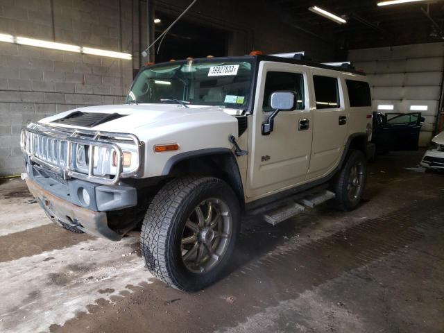 5GRGN23U14H103816 - 2004 HUMMER H2 WHITE photo 1