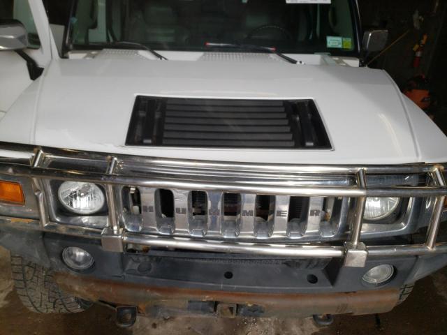 5GRGN23U14H103816 - 2004 HUMMER H2 WHITE photo 12