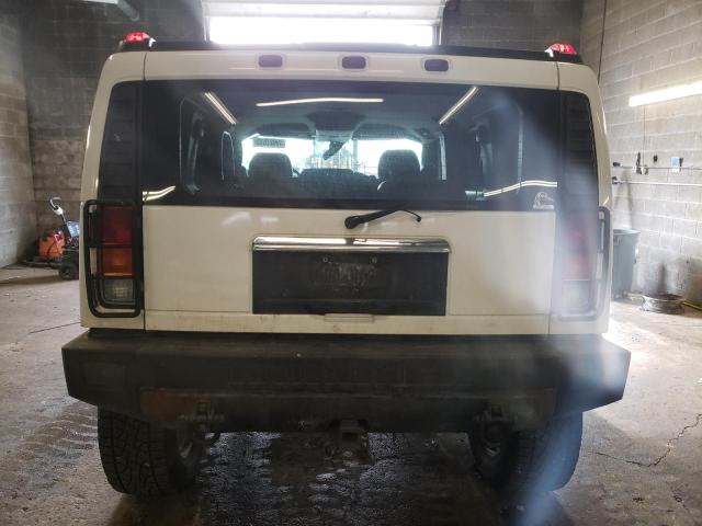 5GRGN23U14H103816 - 2004 HUMMER H2 WHITE photo 6