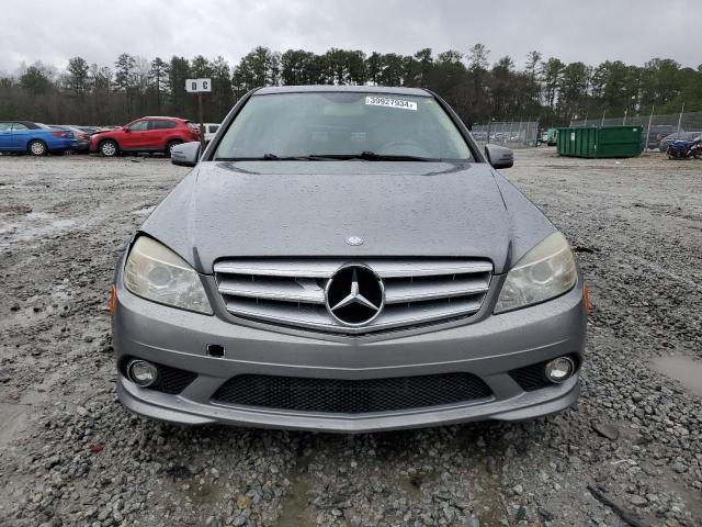 WDDGF5EB3AR130250 - 2010 MERCEDES-BENZ C 300 GRAY photo 5