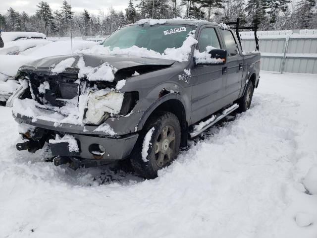 1FTFW1EV0AFB76970 - 2010 FORD F150 SUPERCREW GRAY photo 1