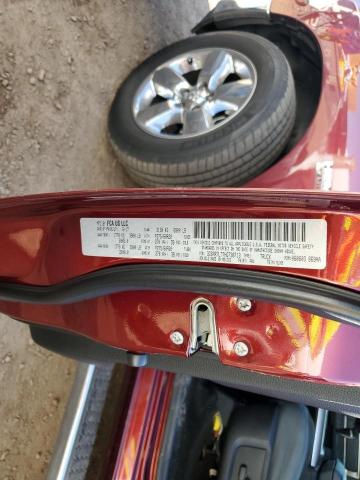 3C6RR7LT7HG738713 - 2017 RAM 1500 CLASS SLT ბურგუნდია ფოტო 12