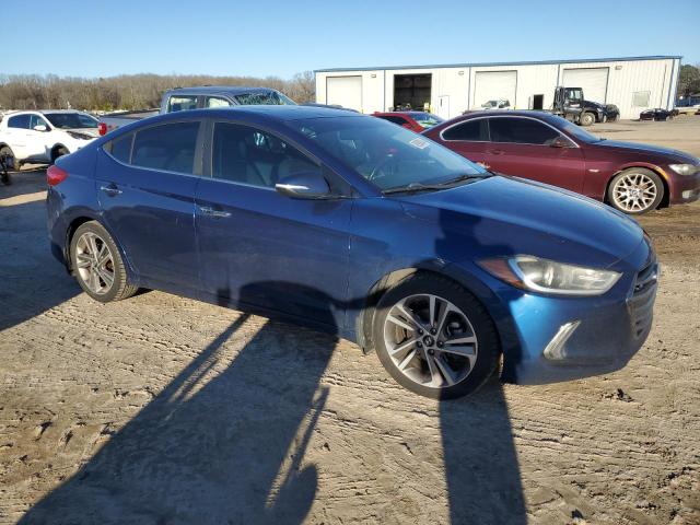 5NPD84LF5HH000298 - 2017 HYUNDAI ELANTRA SE BLUE photo 4