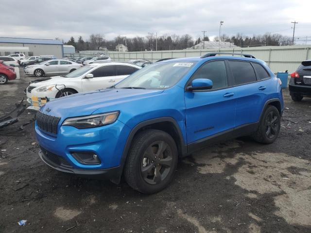 1C4PJMLB8MD242159 - 2021 JEEP CHEROKEE LATITUDE PLUS BLUE photo 1