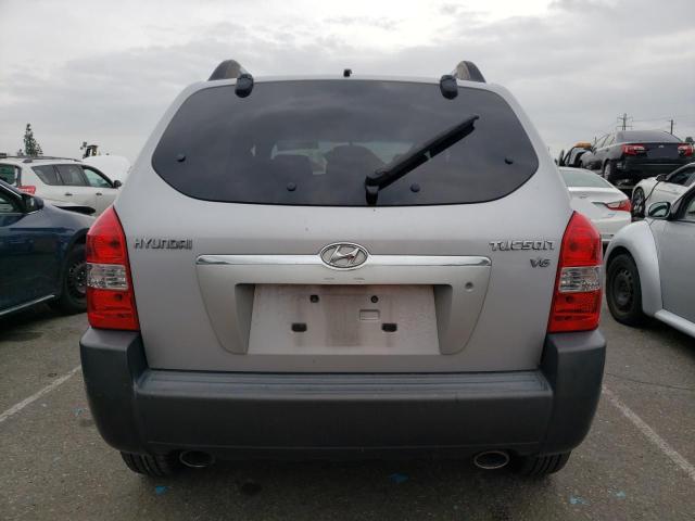 KM8JN12D75U085779 - 2005 HYUNDAI TUCSON GLS SILVER photo 6