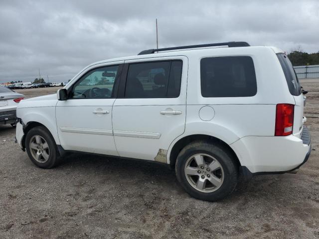 5FNYF3H51BB014979 - 2011 HONDA PILOT EXL WHITE photo 2