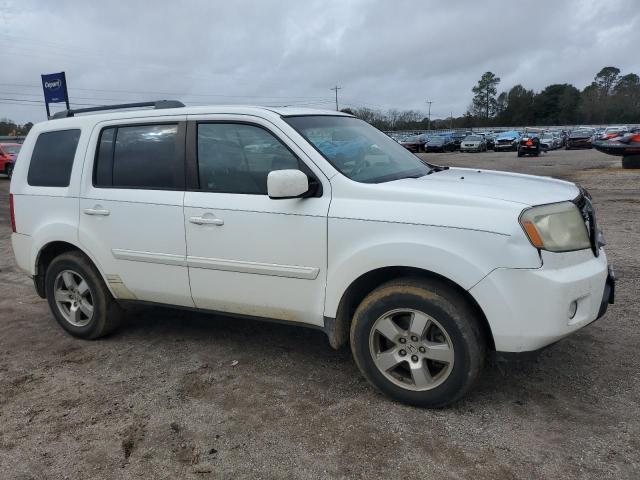 5FNYF3H51BB014979 - 2011 HONDA PILOT EXL WHITE photo 4