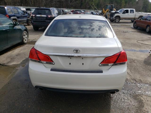 4T1BK3DB4BU418505 - 2011 TOYOTA AVALON BASE WHITE photo 6