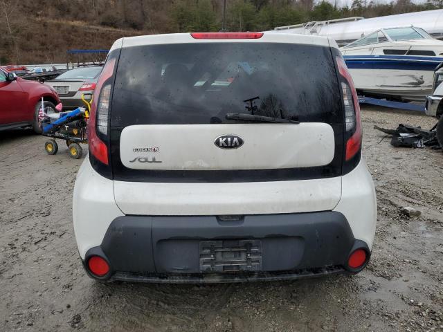 KNDJN2A28E7066392 - 2014 KIA SOUL WHITE photo 6