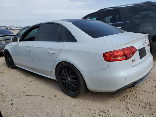 WAUKGAFL7CA080694 - 2012 AUDI S4 PRESTIGE WHITE photo 2