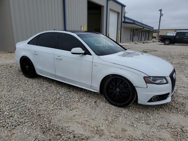 WAUKGAFL7CA080694 - 2012 AUDI S4 PRESTIGE WHITE photo 4