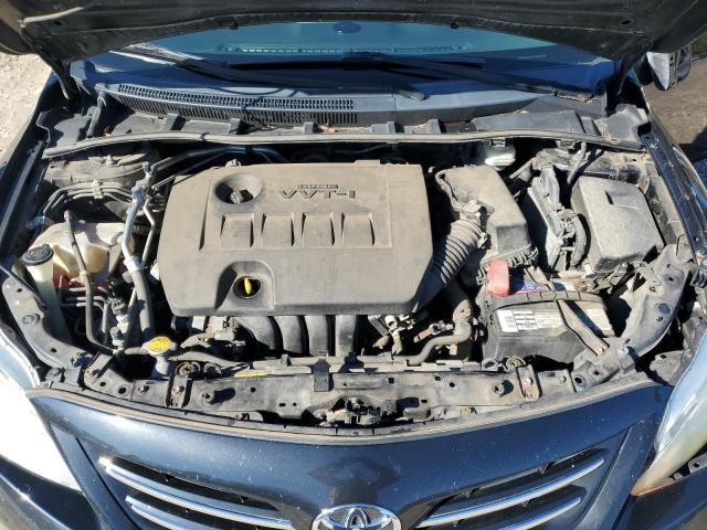 2T1BU4EE3DC029142 - 2013 TOYOTA COROLLA BASE BLACK photo 11