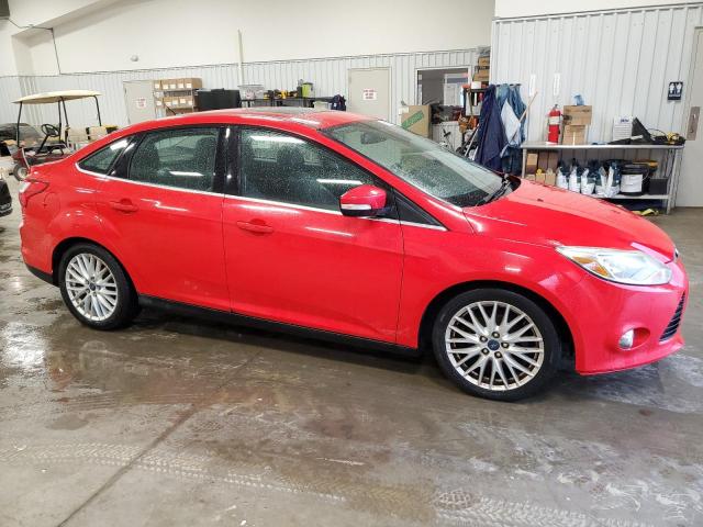 1FAHP3H28CL469366 - 2012 FORD FOCUS SEL RED photo 4