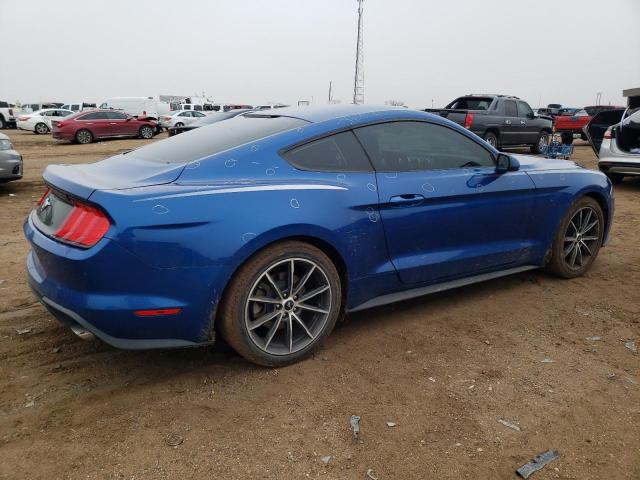1FA6P8TH6J5101785 - 2018 FORD MUSTANG BLUE photo 3