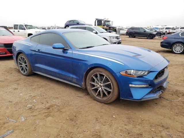 1FA6P8TH6J5101785 - 2018 FORD MUSTANG BLUE photo 4