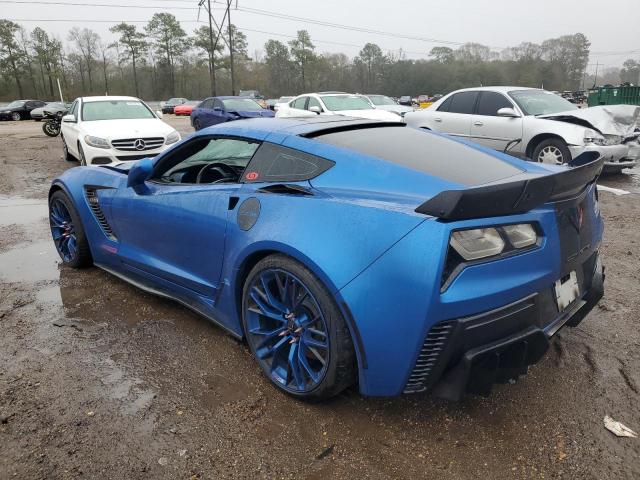 1G1YU2D61G5608276 - 2016 CHEVROLET CORVETTE Z06 3LZ BLUE photo 2