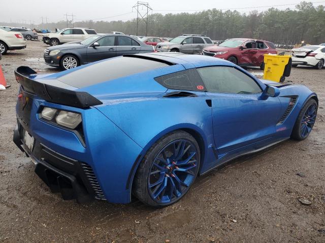 1G1YU2D61G5608276 - 2016 CHEVROLET CORVETTE Z06 3LZ BLUE photo 3