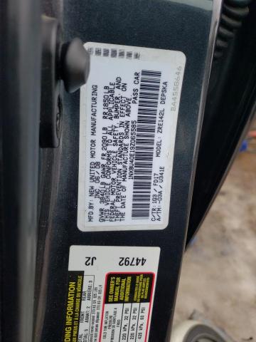 1NXBU40E19Z065585 - 2009 TOYOTA COROLLA BASE GRAY photo 12