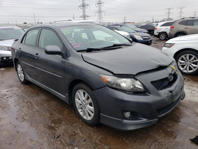 1NXBU40E19Z065585 - 2009 TOYOTA COROLLA BASE GRAY photo 4