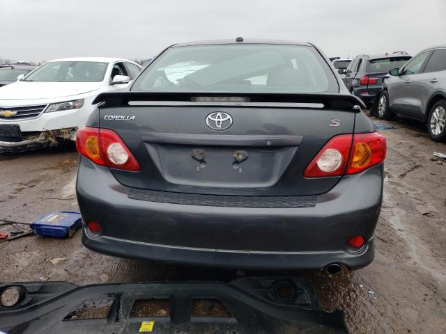1NXBU40E19Z065585 - 2009 TOYOTA COROLLA BASE GRAY photo 6