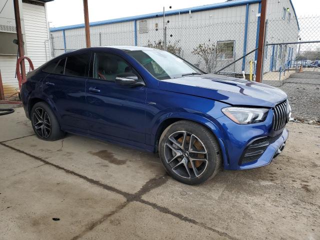 4JGFD6BB2NA633550 - 2022 MERCEDES-BENZ GLE COUPE AMG 53 4MATIC BLUE photo 4