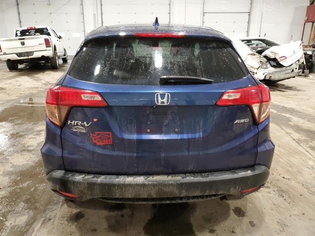 3CZRU6H50GM715263 - 2016 HONDA HR-V EX BLUE photo 6