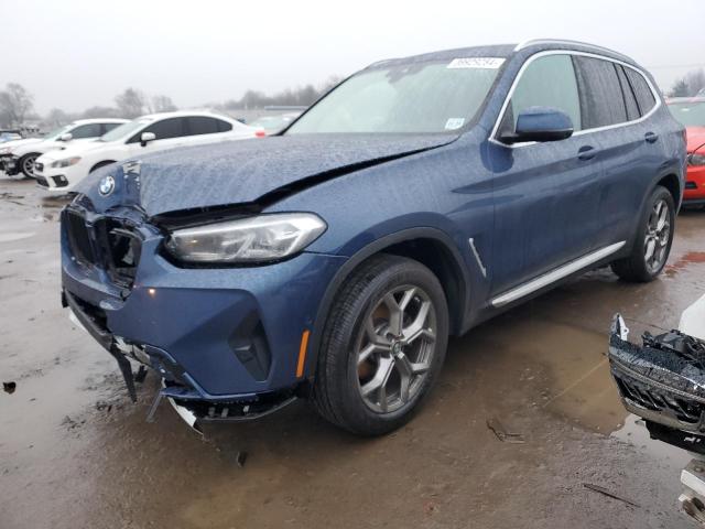 5UX53DP08R9U63702 - 2024 BMW X3 XDRIVE30I BLUE photo 1