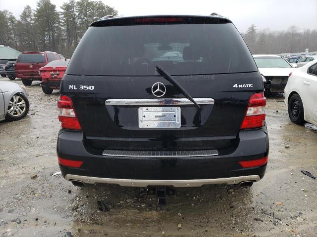 4JGBB8GB2BA712401 - 2011 MERCEDES-BENZ ML 350 4MATIC BLACK photo 6