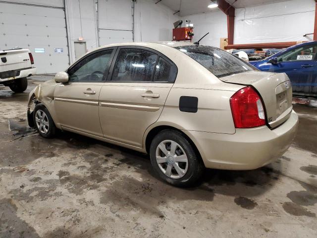 KMHCN46C67U133500 - 2007 HYUNDAI ACCENT GLS GOLD photo 2