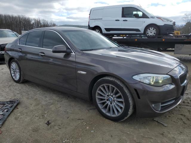 WBAFU7C53DDU71487 - 2013 BMW 535 XI GRAY photo 4