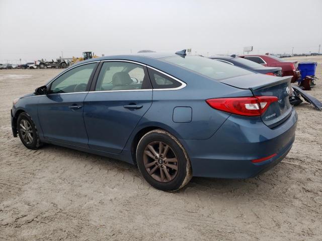 5NPE24AF2GH350933 - 2016 HYUNDAI SONATA SE BLUE photo 2