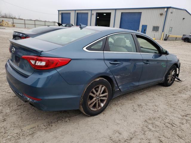 5NPE24AF2GH350933 - 2016 HYUNDAI SONATA SE BLUE photo 3