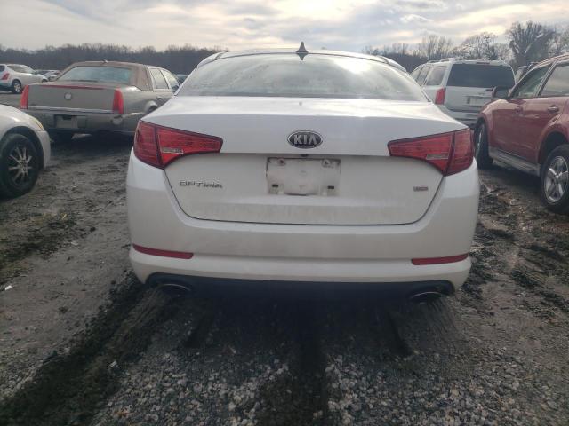 KNAGM4A79D5402479 - 2013 KIA OPTIMA LX WHITE photo 6