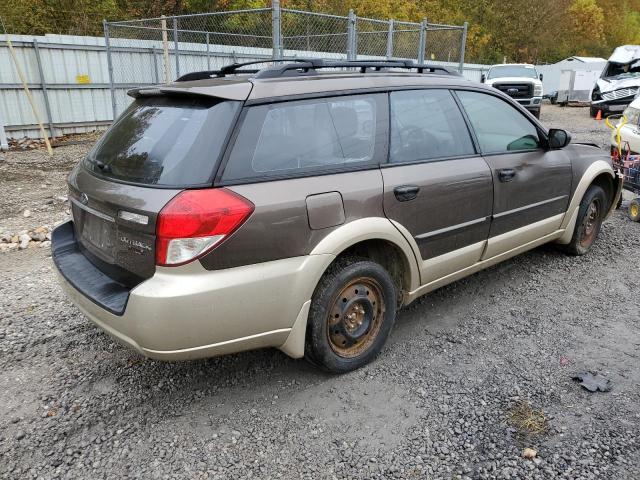 4S4BP61C487350746 - 2008 SUBARU OUTBACK 2.5I BROWN photo 3