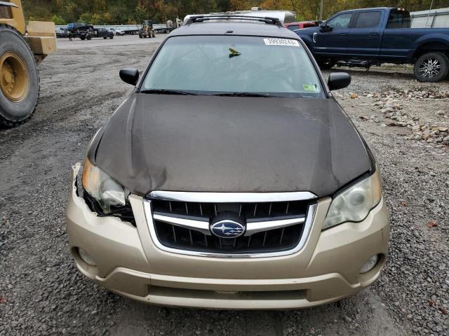 4S4BP61C487350746 - 2008 SUBARU OUTBACK 2.5I BROWN photo 5