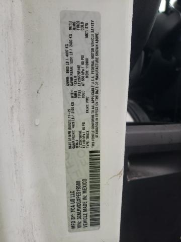 3C6LRVCGXPE519588 - 2023 RAM PROMASTER 2500 HIGH Ақ фото 13