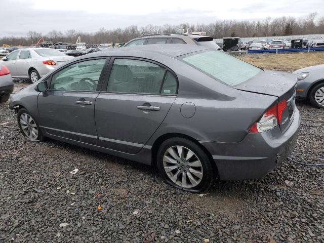 2HGFA16889H357396 - 2009 HONDA CIVIC EX GRAY photo 2