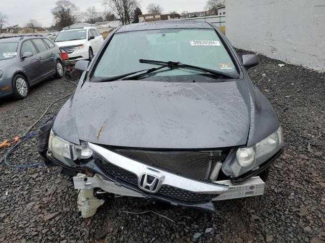 2HGFA16889H357396 - 2009 HONDA CIVIC EX GRAY photo 5