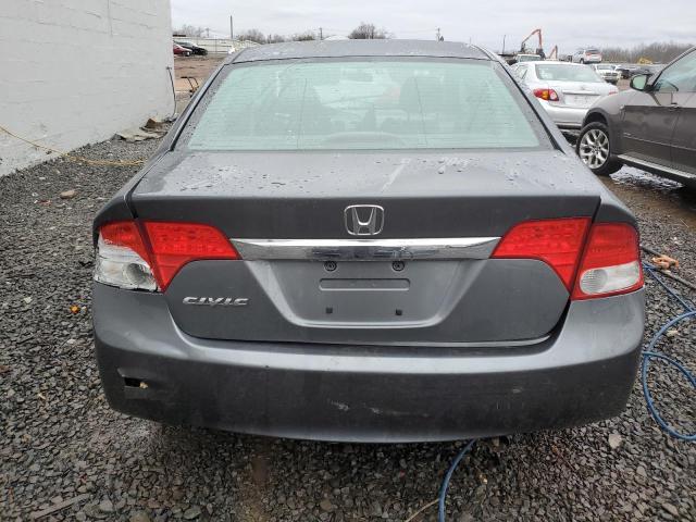 2HGFA16889H357396 - 2009 HONDA CIVIC EX GRAY photo 6