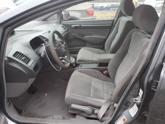 2HGFA16889H357396 - 2009 HONDA CIVIC EX GRAY photo 7