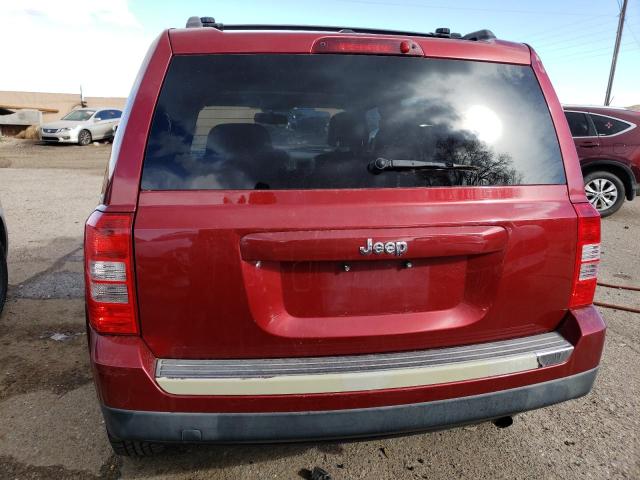 1C4NJPFA5DD218445 - 2013 JEEP PATRIOT LATITUDE BURGUNDY photo 6