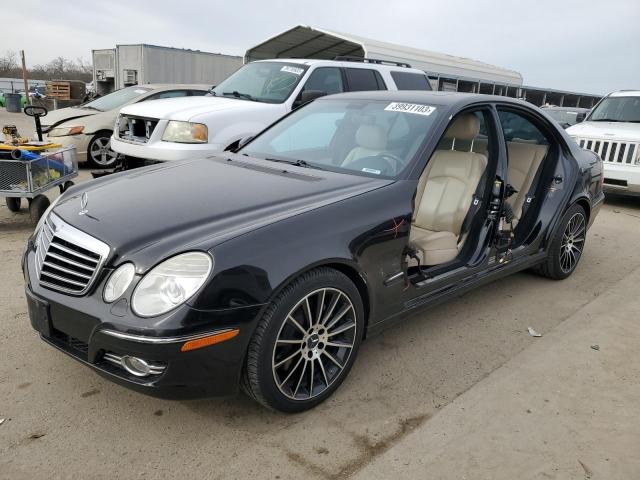 WDBUF56X08B248040 - 2008 MERCEDES-BENZ E 350 BLACK photo 1