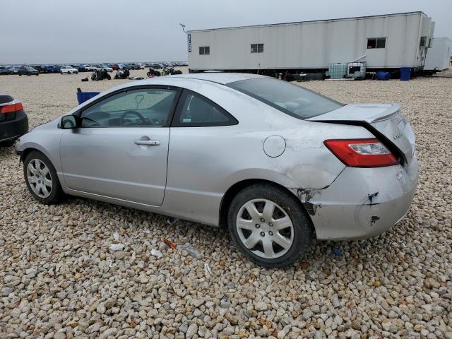 2HGFG12606H546915 - 2006 HONDA CIVIC LX SILVER photo 2