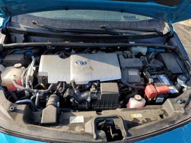 JTDKARFP1J3101689 - 2018 TOYOTA PRIUS PRIM Blau Foto 11