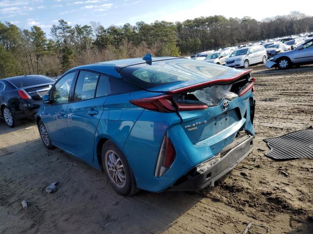 JTDKARFP1J3101689 - 2018 TOYOTA PRIUS PRIM Blau Foto 2