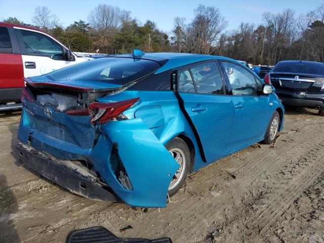 JTDKARFP1J3101689 - 2018 TOYOTA PRIUS PRIM Blau Foto 3