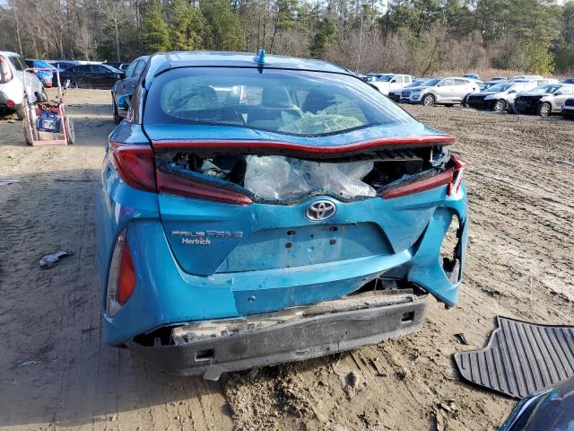 JTDKARFP1J3101689 - 2018 TOYOTA PRIUS PRIM Blau Foto 6