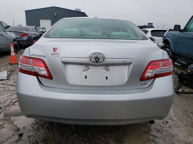 4T4BF3EK9BR155890 - 2011 TOYOTA CAMRY BASE SILVER photo 6