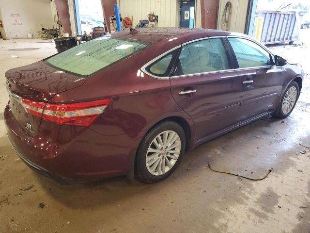 4T1BD1EB4EU030711 - 2014 TOYOTA AVALON HYBRID BURGUNDY photo 3