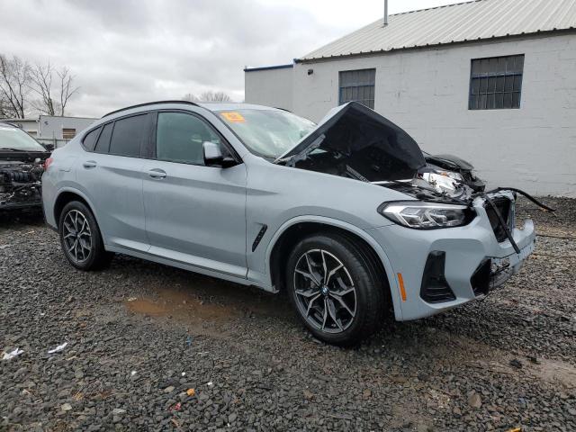 5UX33DT03N9M50721 - 2022 BMW X4 XDRIVE30I GRAY photo 4